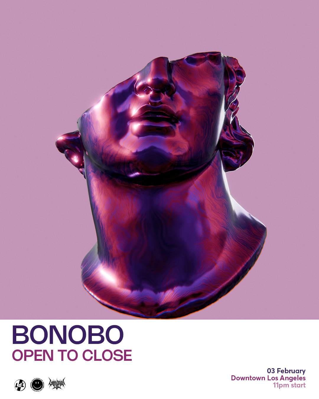 Lights Down Low feat Bonobo - フライヤー表