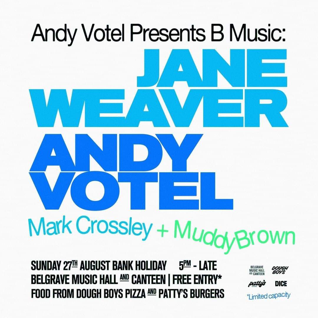 Andy Votel presents B Music: with Jane Weaver - フライヤー表