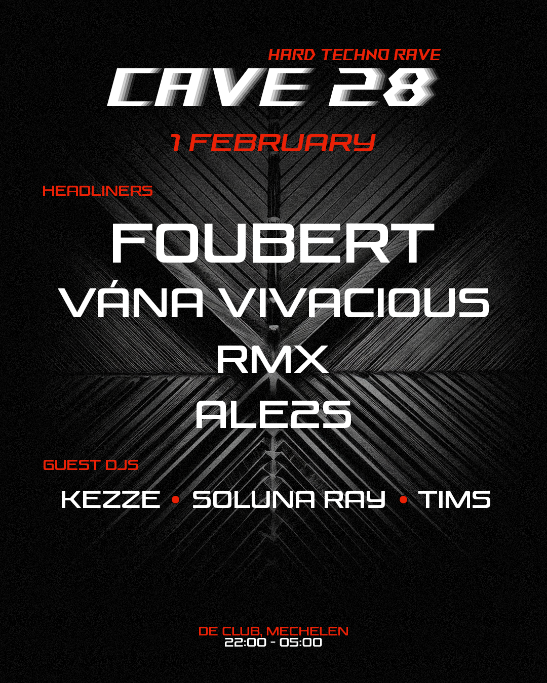 Flyer for CAVE 28: New Beginning, 1 February 2025