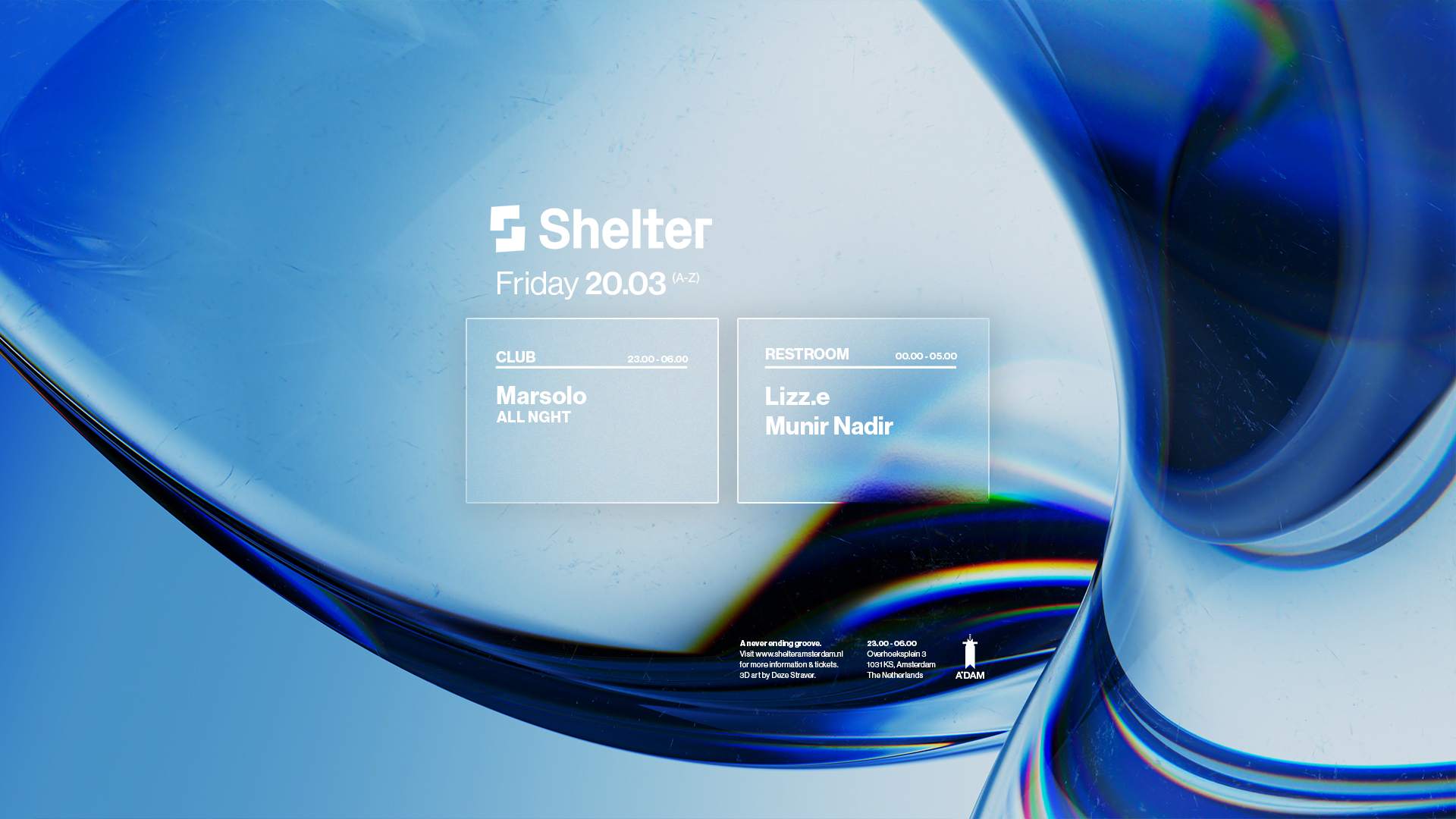 Marsolo (all night) at Shelter Amsterdam, Amsterdam