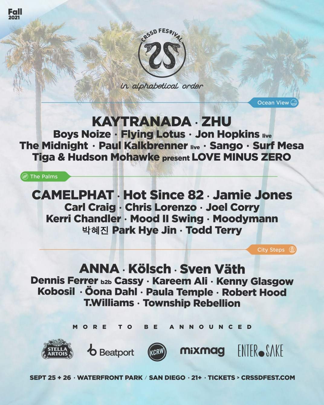 Crssd Festival Fall 2021 at Waterfront Park in San Diego, San Diego