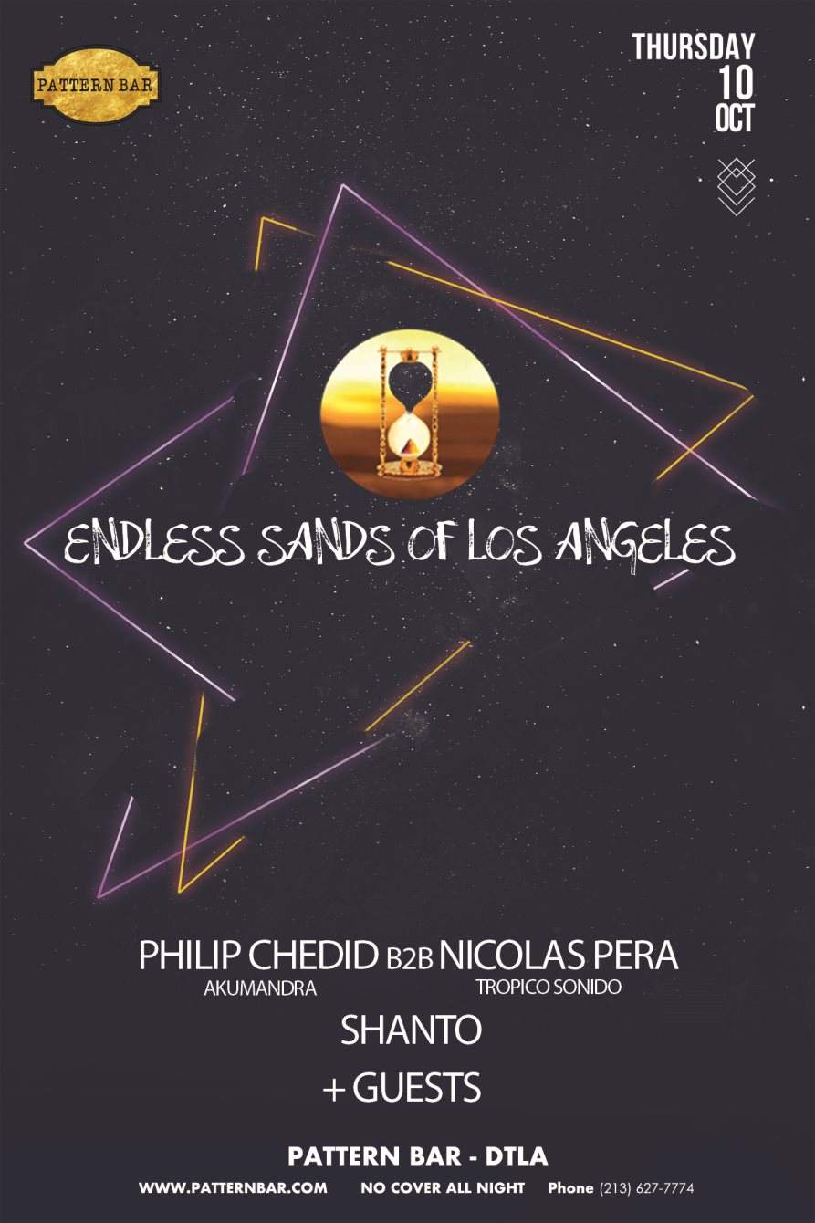 Endless Sands of LA: Gypsy Nights with Philip Chedid, Nicolas Pera, Shanto Guests - フライヤー表