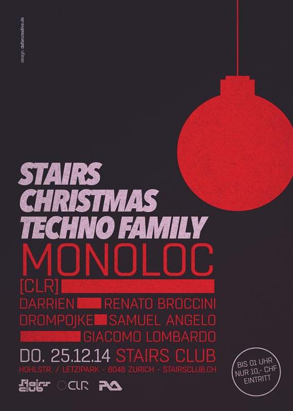 Stairs Christmas Techno Family mit Monoloc - Página frontal
