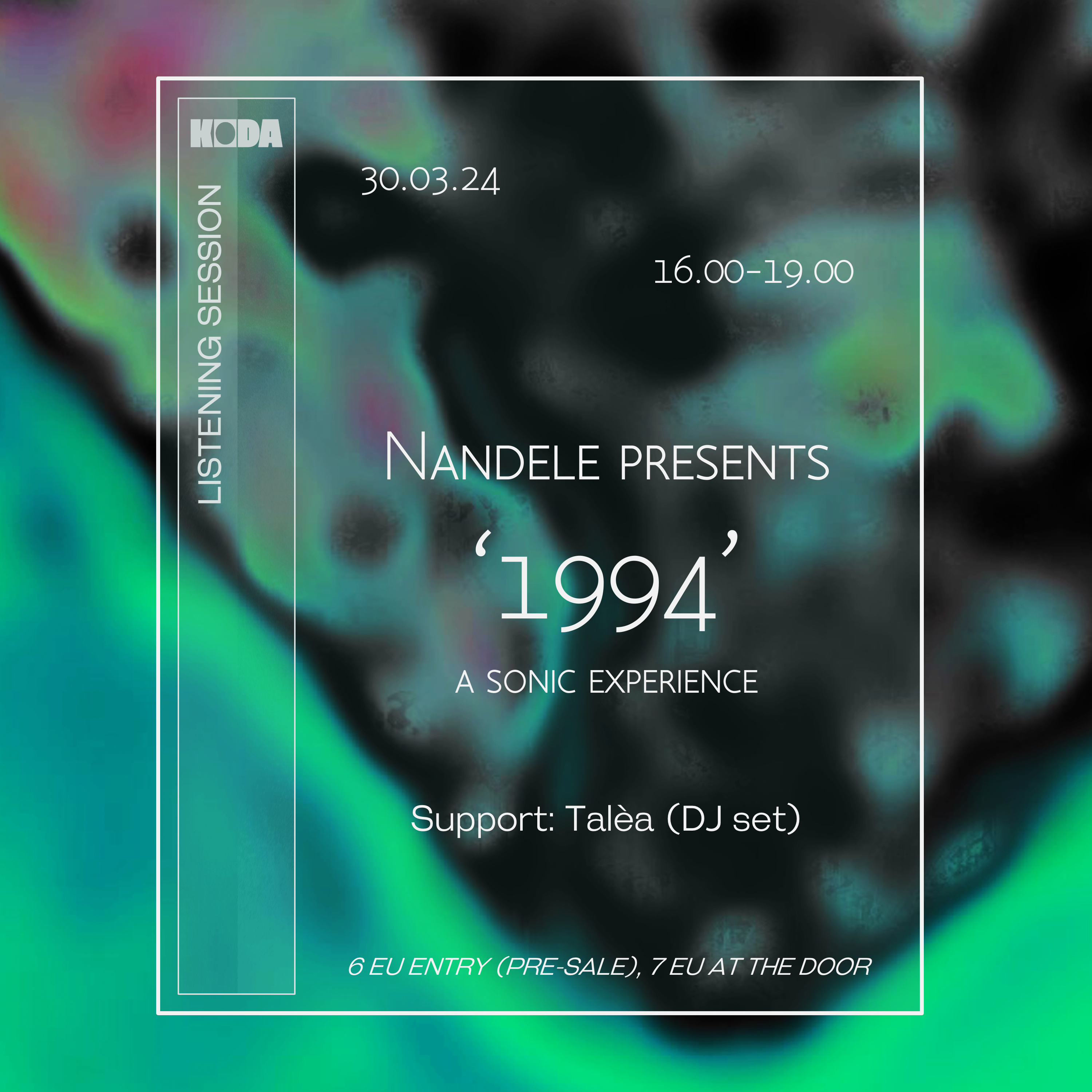 Nandele presents '1994' - a sonic experience - Página frontal