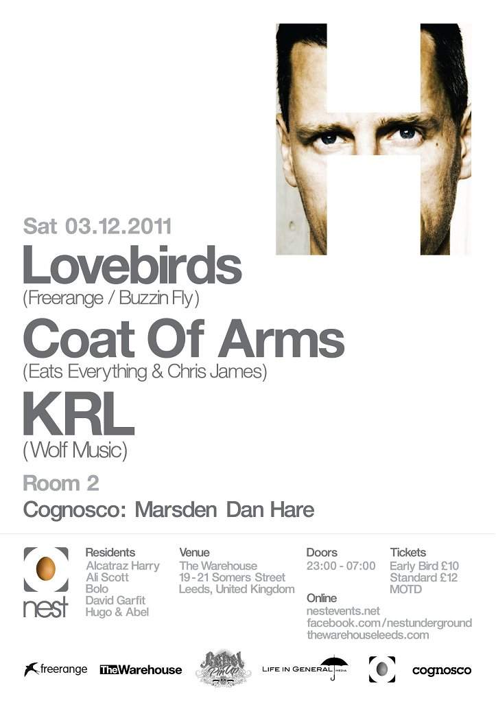Nest presents: Lovebirds, Coat Of Arms ( Eatseverything + Chris James, Krl - Página trasera