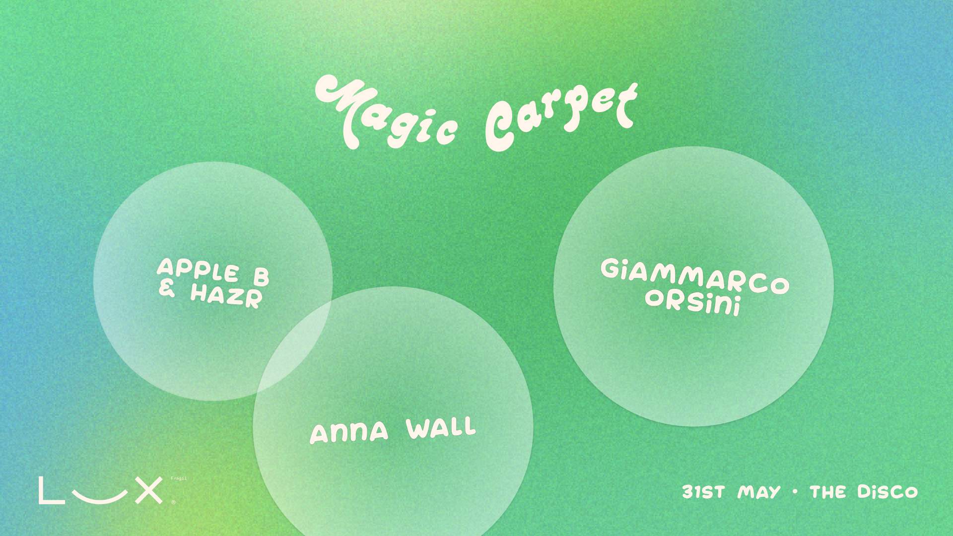 Magic Carpet with Anna Wall & Giammarco Orsini - Página frontal