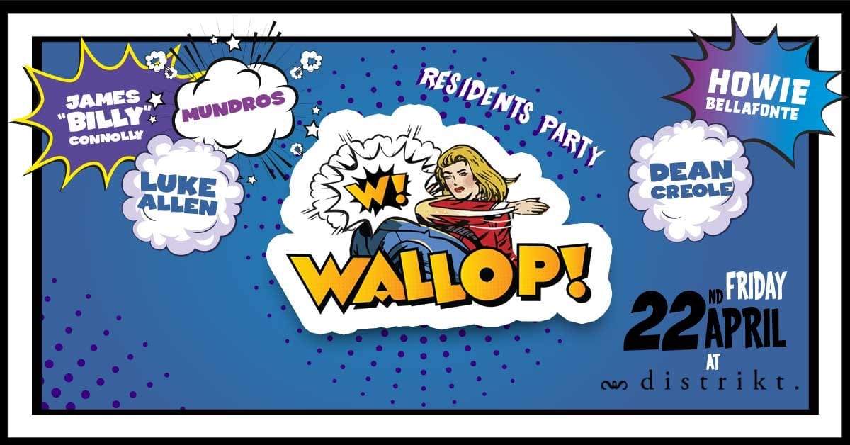 Wallop! Residents Party - フライヤー表
