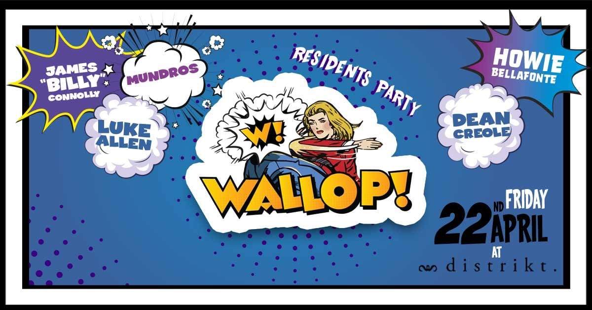 Wallop! Residents Party bij Distrikt, Leeds