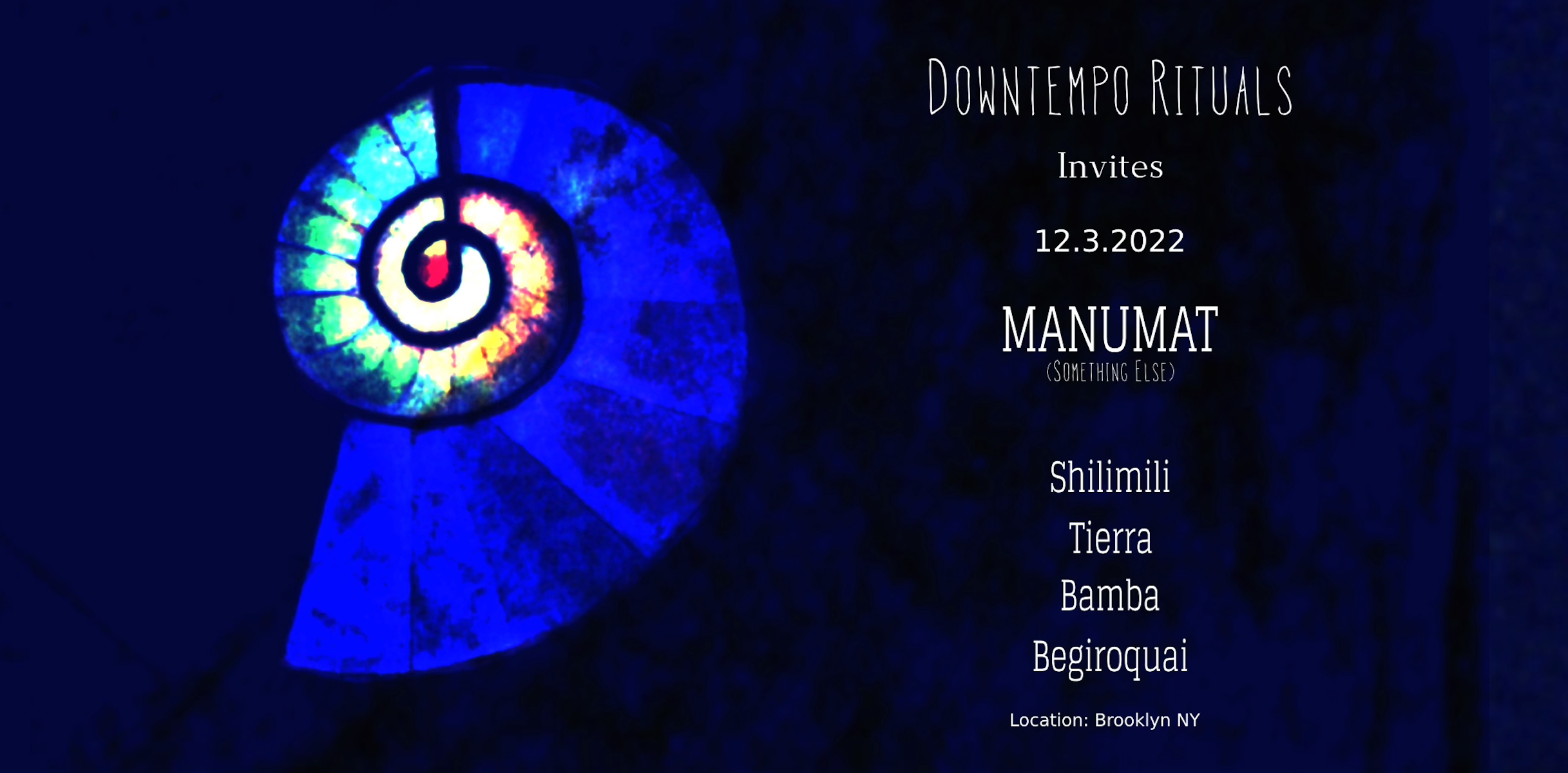 Downtempo Rituals invites Manumat - Página frontal
