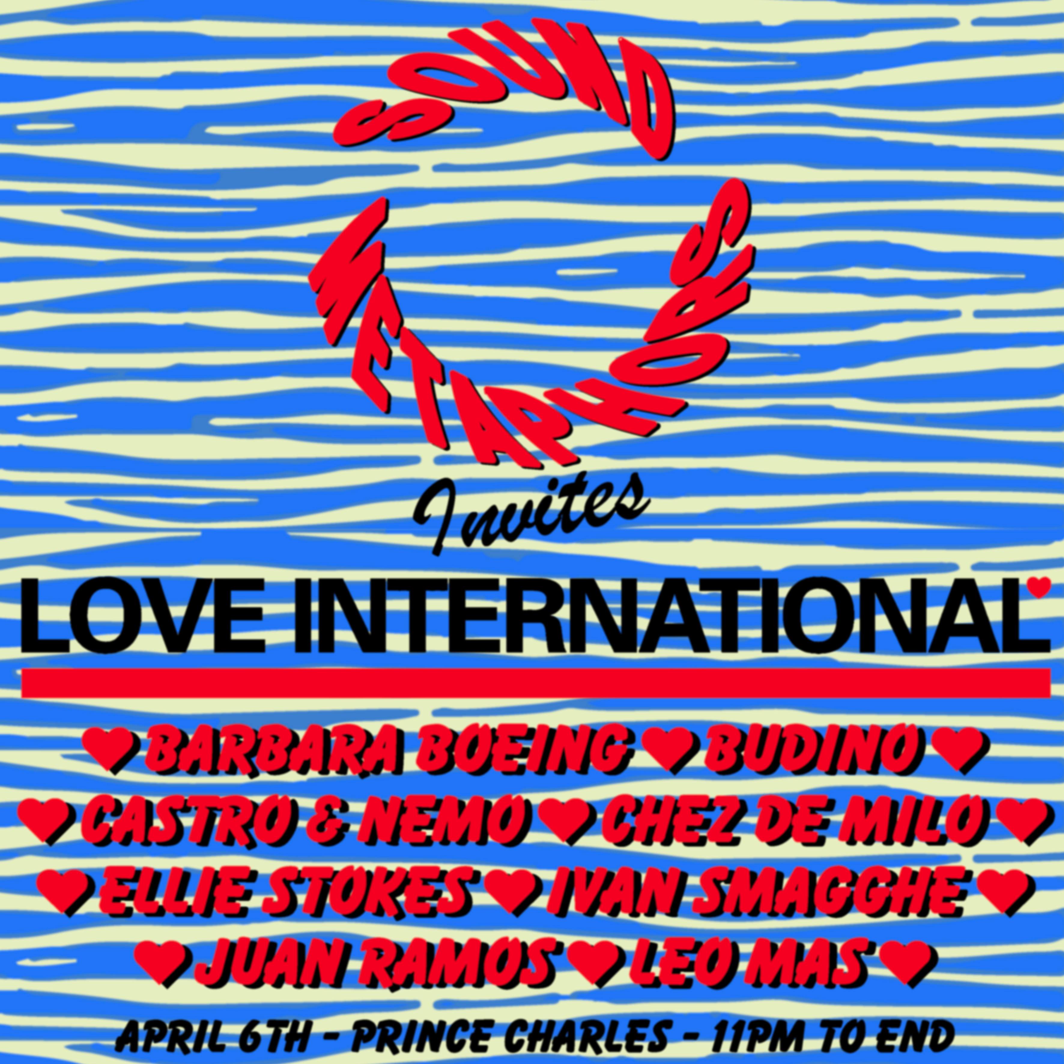 Sound Metaphors x Love International Festival - フライヤー表