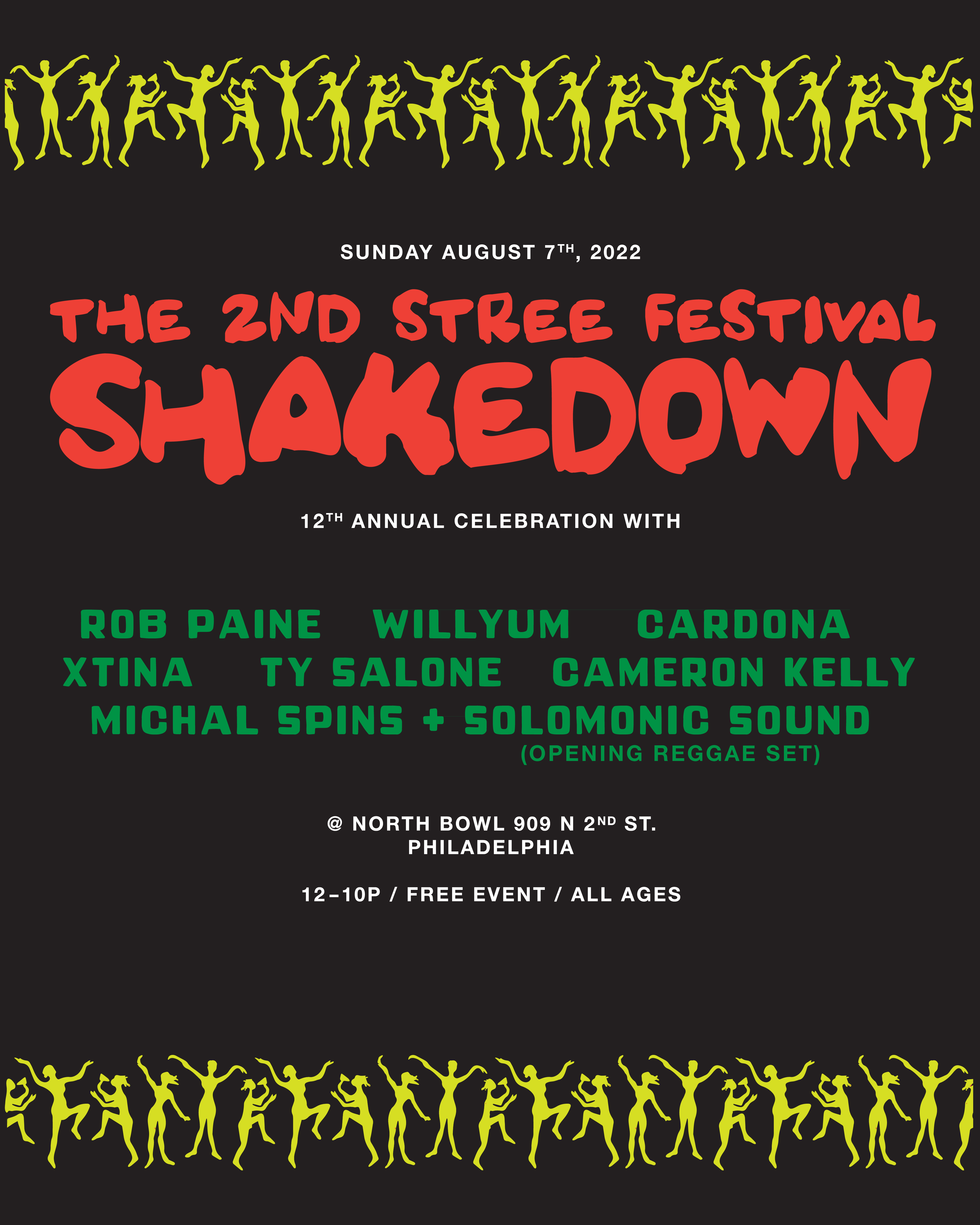 2nd St Festival Shakedown 2022 at TBA North Bowl, Pennsylvania