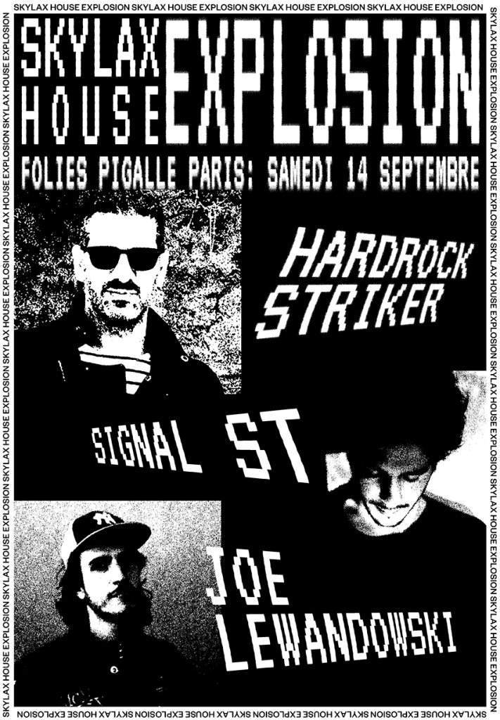 Skylax Records with Hardrock Striker, Signal ST & Joe Lewandowski - Página trasera