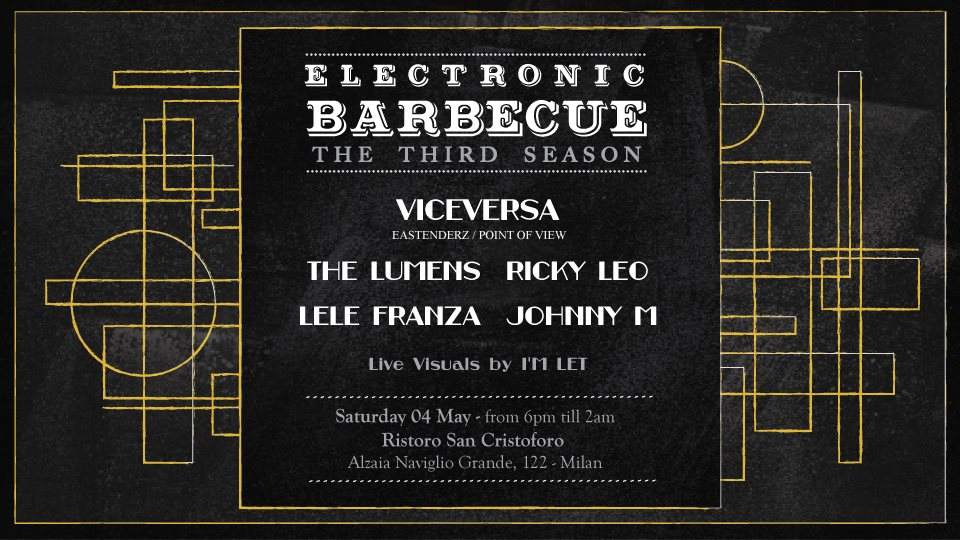 Electronic Barbecue Reopening Free Entry Openair Pres Viceversa - フライヤー表