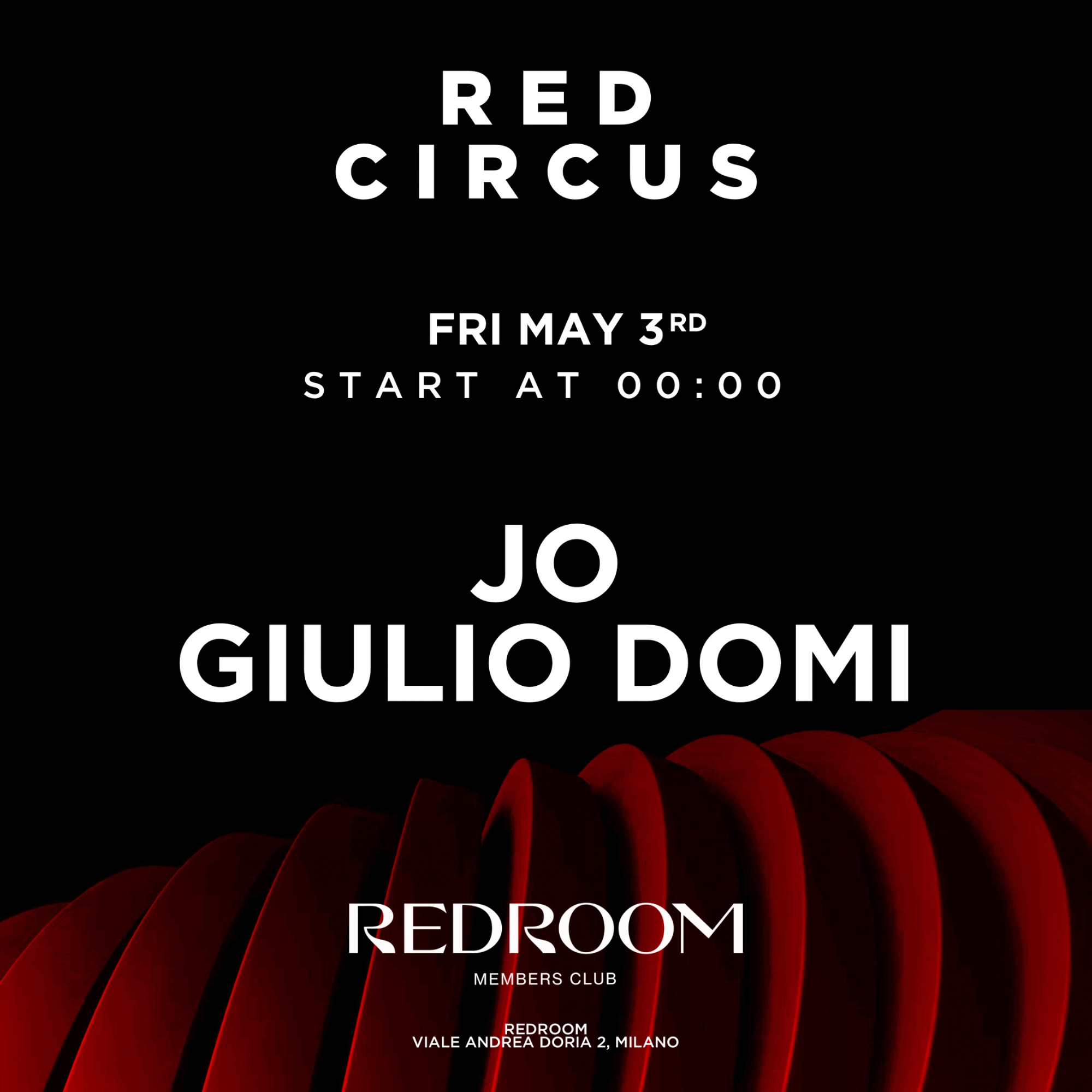 RED CIRCUS w// JO (IT), Giulio Domi - Página frontal