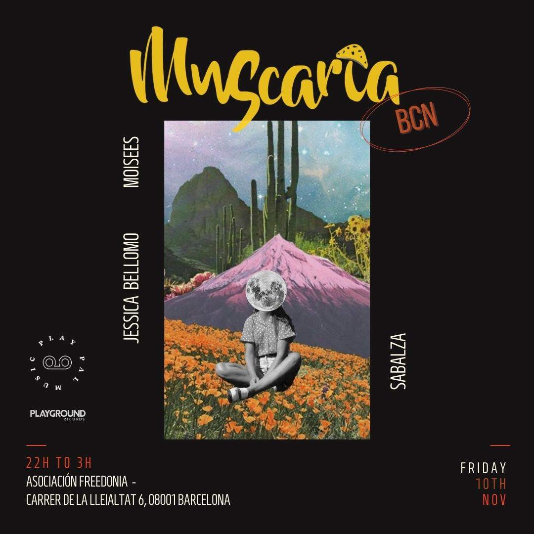 Muscaria #013 with Moisees + Jessica Bellomo + SABALZA - フライヤー裏