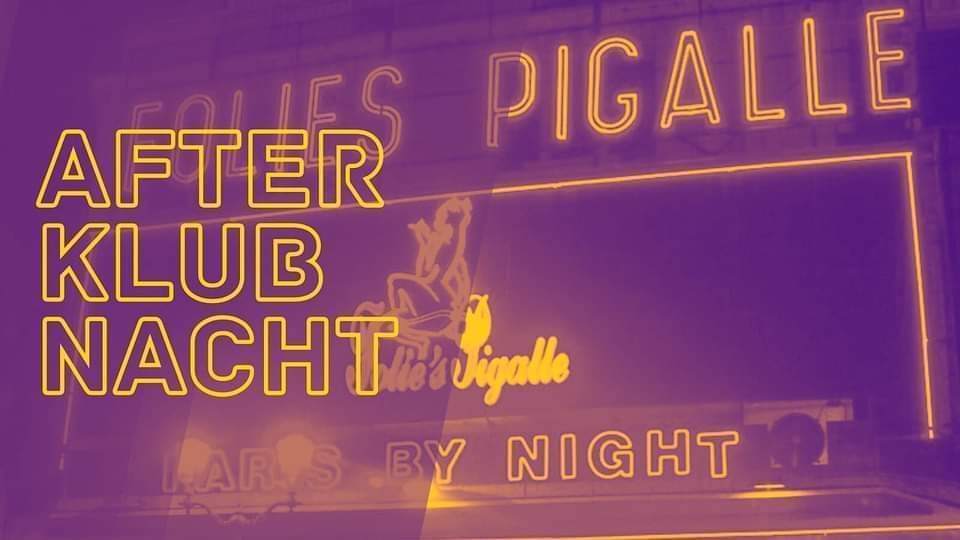 After Sounday Klub Nacht Xfolie's Pigalle - Página frontal