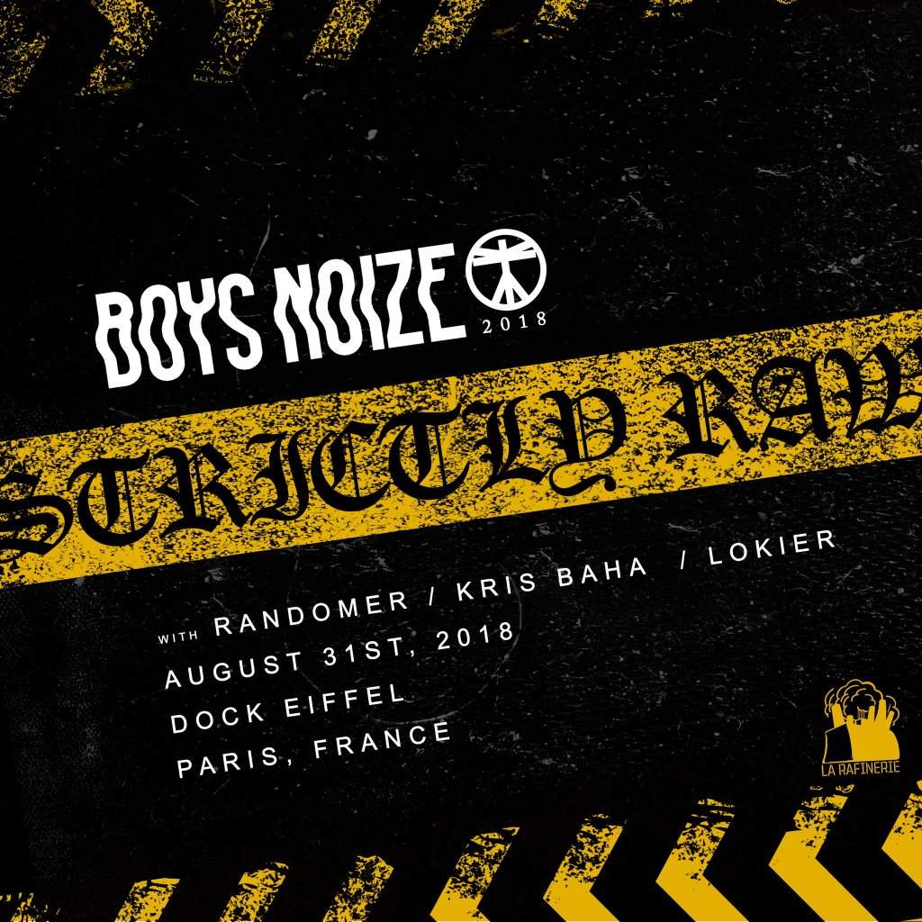 Boys Noize presente Strictly RAW Warehaus - Página frontal