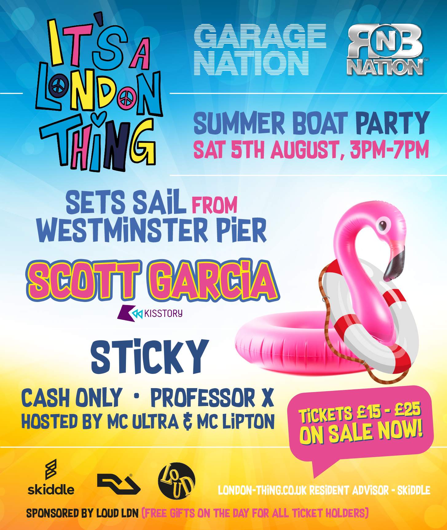 Its A London Thing & Garage Nation / Rnb Nation Summer Boat Party - Página frontal