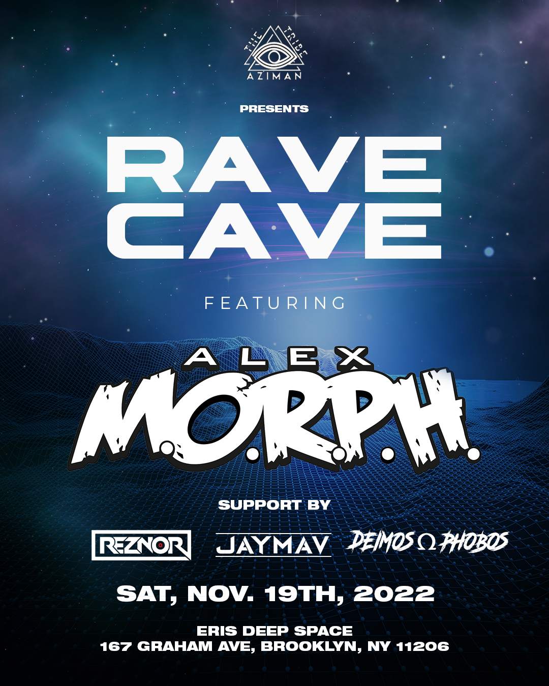 Rave Cave feat. Alex M.O.R.P.H - Página frontal