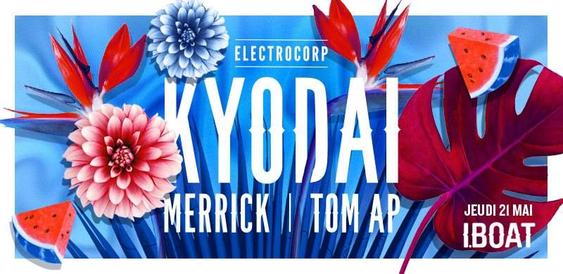 Electrocorp Présente: Kyodai (Live) & Merrick - Página frontal