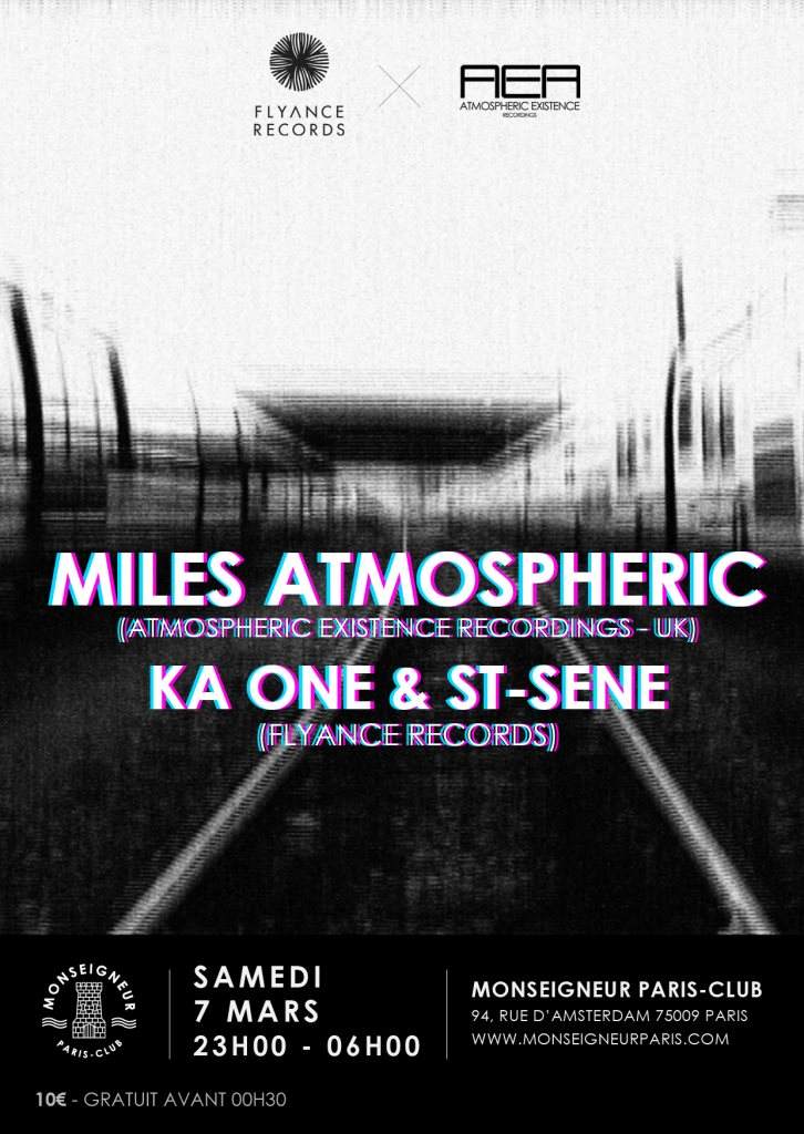 Flyance Records Meets Atmospheric Existence with Miles Atmospheric, Ka One & St-Sene - Página frontal