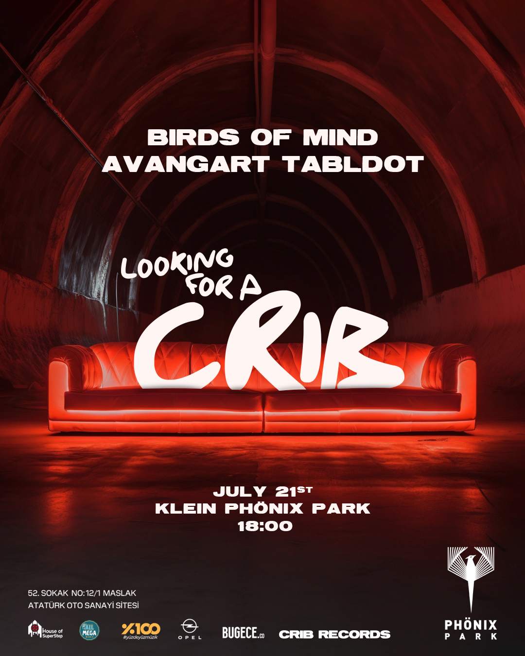 Looking for a CRIB: Birds of Mind - フライヤー表