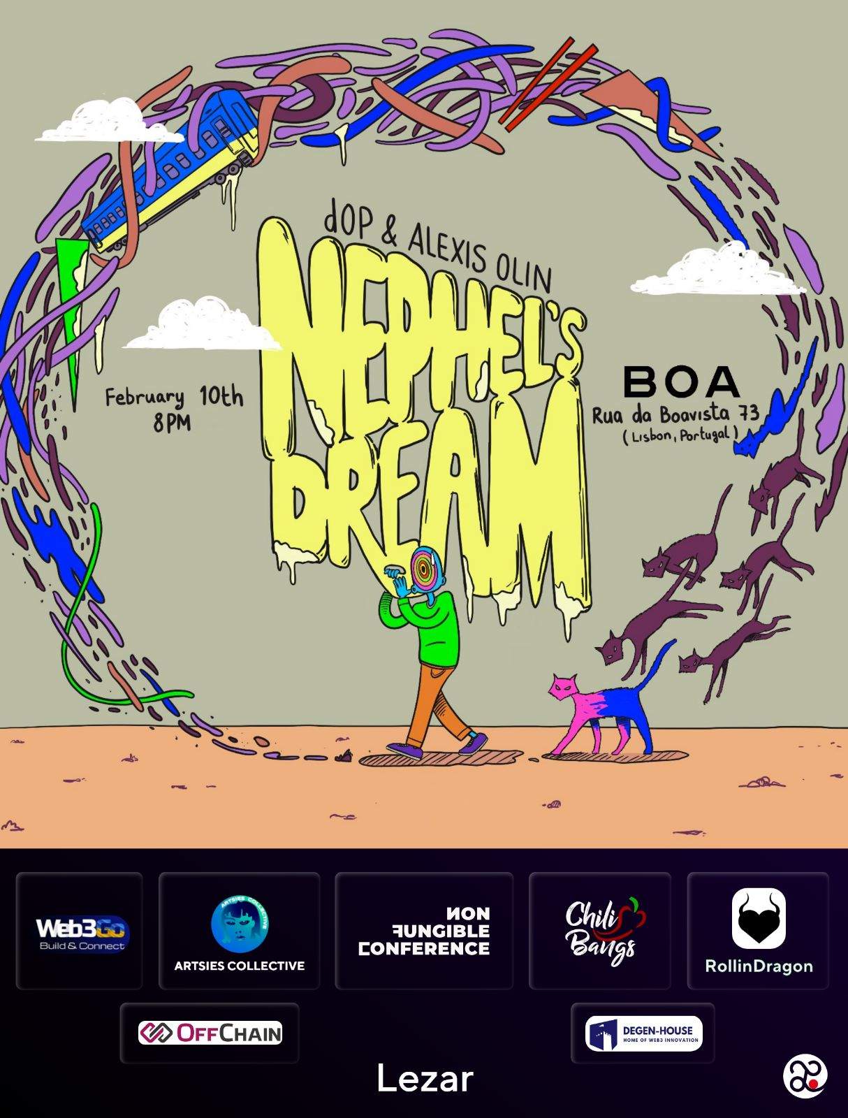Nephel's Dream Europe Tour - Lisbon - Página frontal
