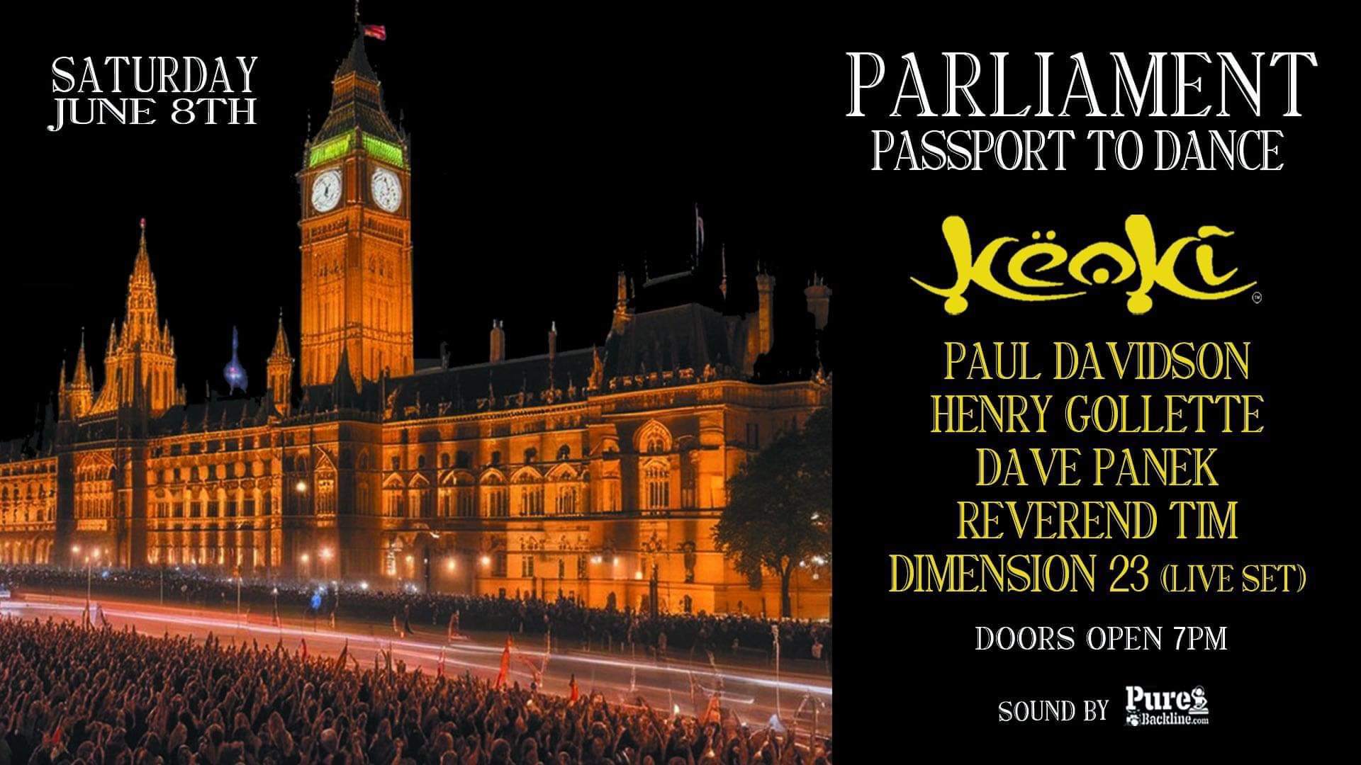 Parliament Passport to Dance - Página frontal