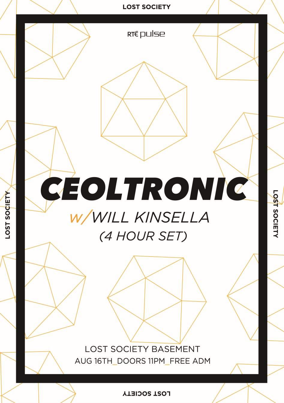 Ceoltronic presents Will Kinsella - フライヤー裏