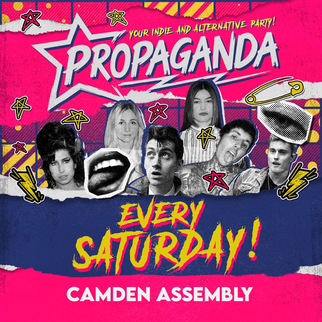 Propaganda - Your Indie & Alternative Party - フライヤー表