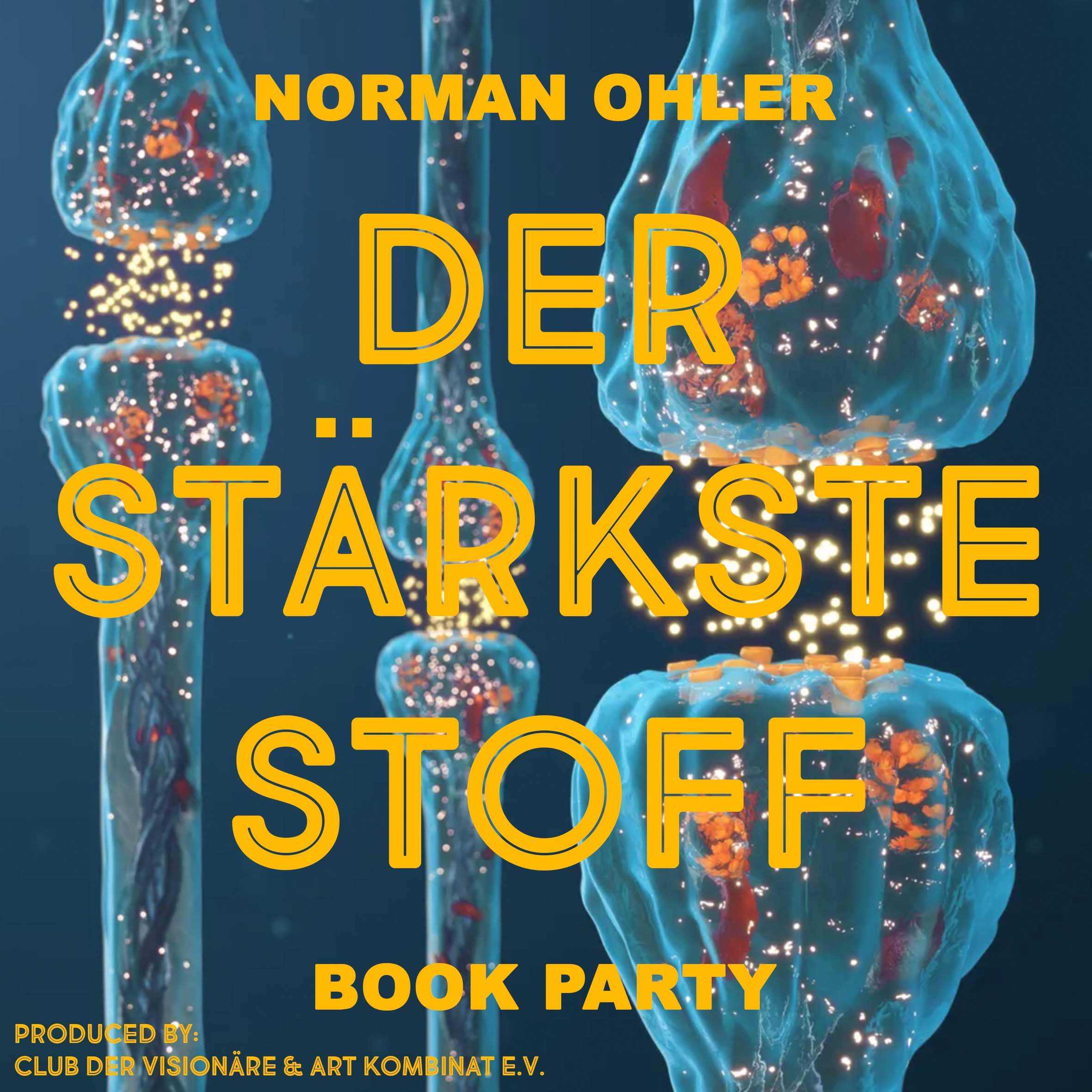 Norman Ohler: Der Stärkste Stoff - Book Launch Party - フライヤー裏