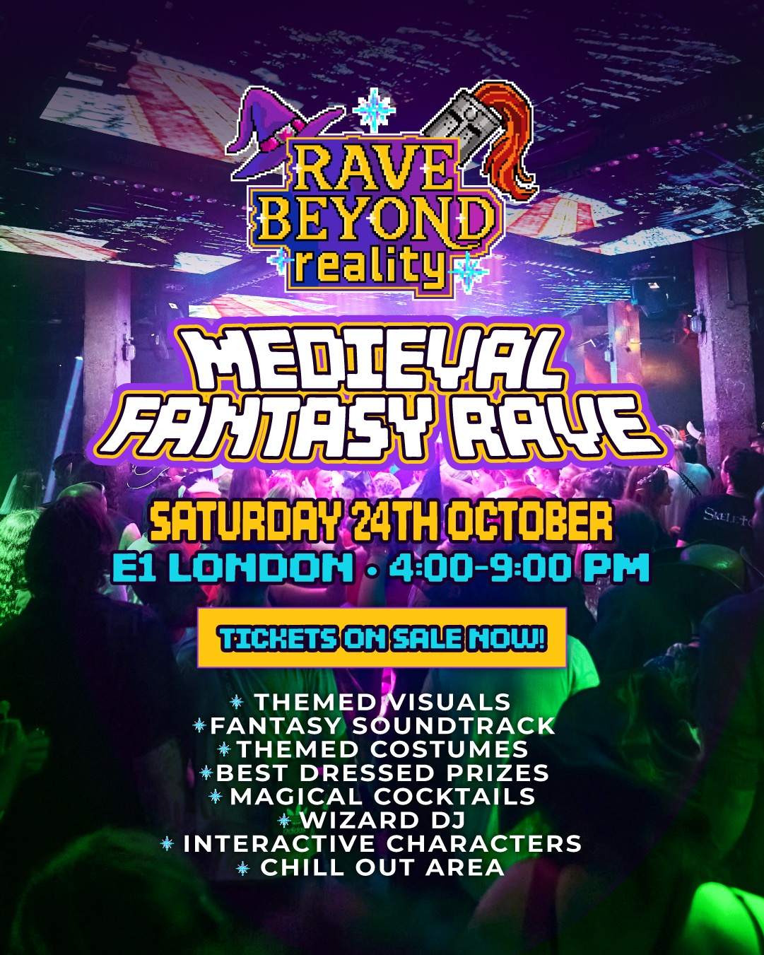Rave Beyond Reality at E1, London · Tickets