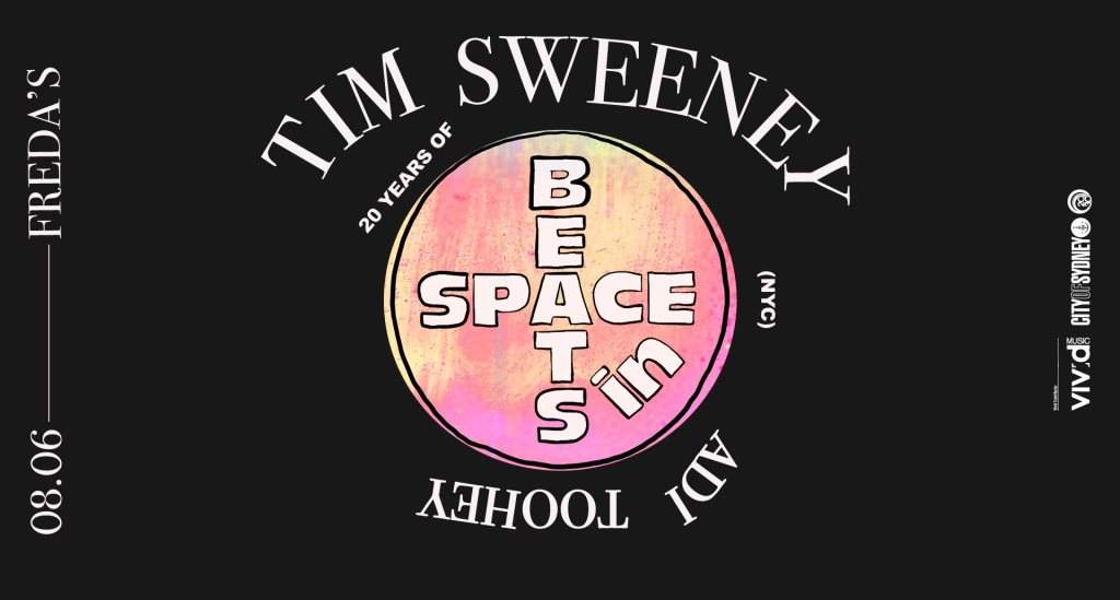 20 Years of Beats in Space with Tim Sweeney (NY) & Adi Toohey - Página frontal