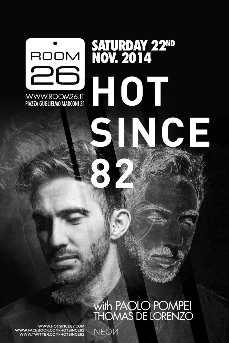 Hot Since 82@Room26 - Página frontal