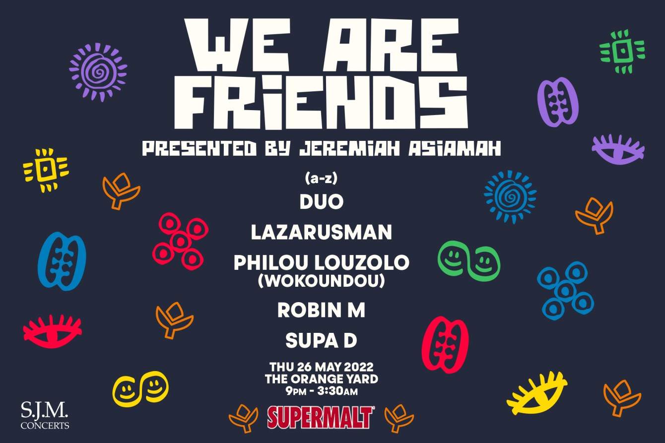 WE Are Friends presented by Jeremiah Asiamah - Afro House Party - Página frontal