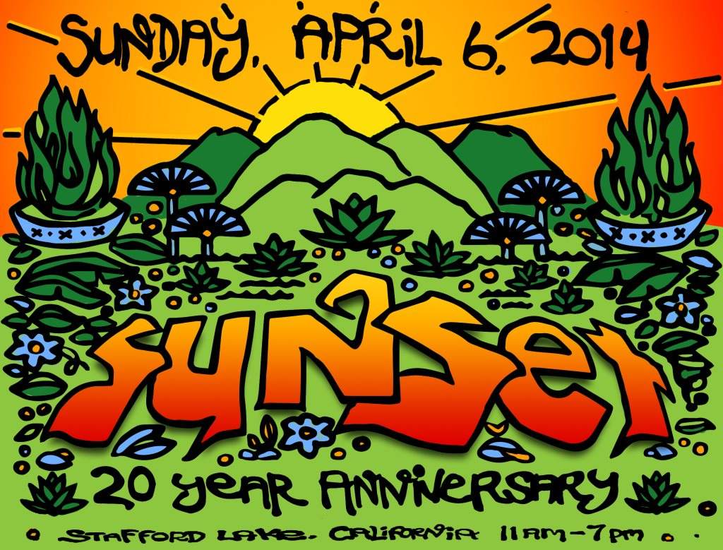 Sunset Sound System 20 Year Anniversary Season Opener After-Party - フライヤー裏