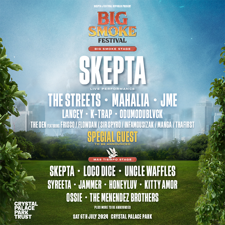 Skepta and Festival Republic present Big Smoke Festival - Página frontal