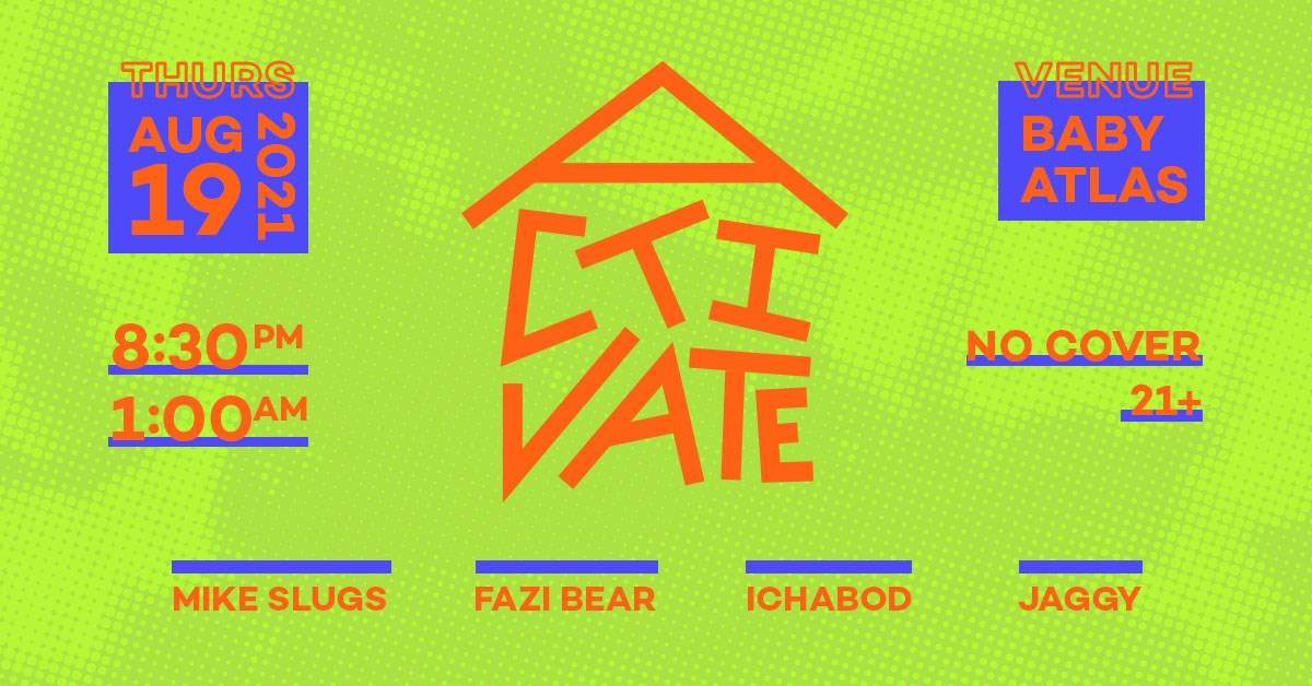 Activate with Mike Tupak / Fazi Bear / Ichabod / Jaggy - Página frontal