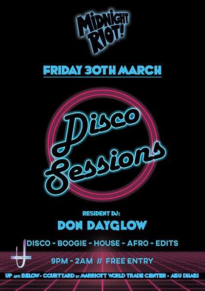 Midnight Riot Disco Sessions en Up & Below, Abu Dhabi