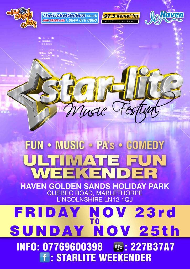 Star-Lite Music Festival - フライヤー表