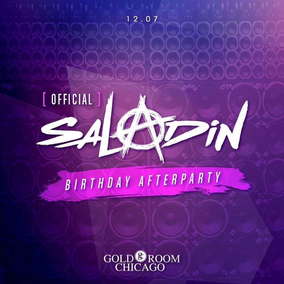 Saladin's Official Birthday Afterparty - Página frontal