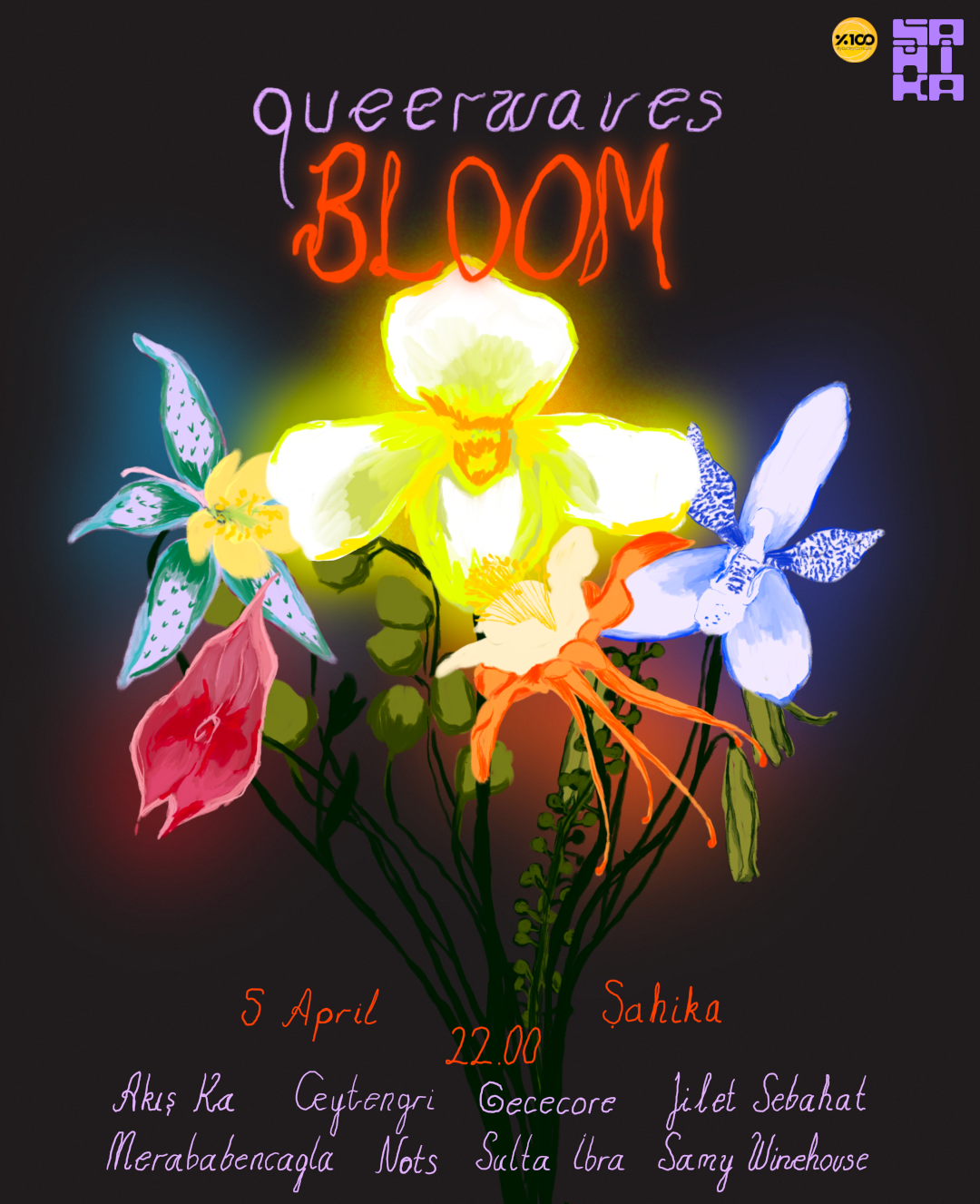 queerwaves: Bloom at Şahika Upperground at Şahika, Istanbul