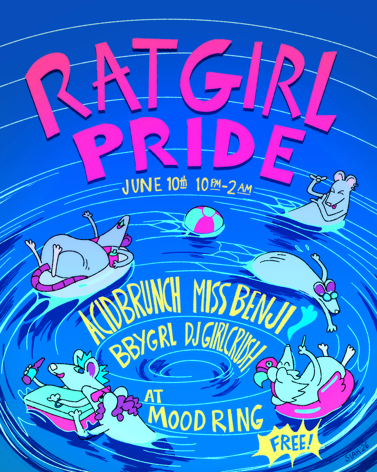 Rat Girl Pride at Mood Ring, New York City