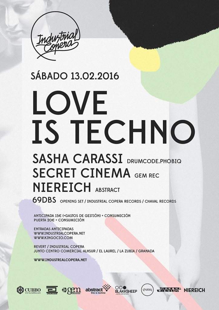 Love Is Techno - Página frontal