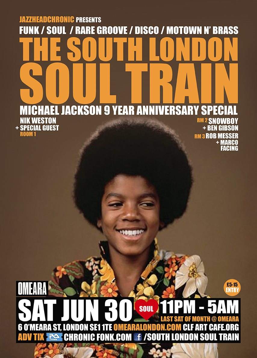 The South London Soul Train Michael Jackson 9 Yr Anniversary Special - More - Página frontal
