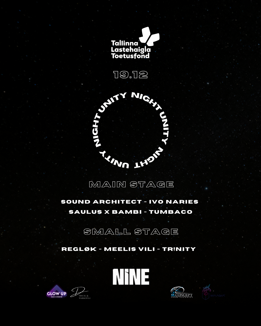 UNITY NIGHT at Club.Nine, Tallinn