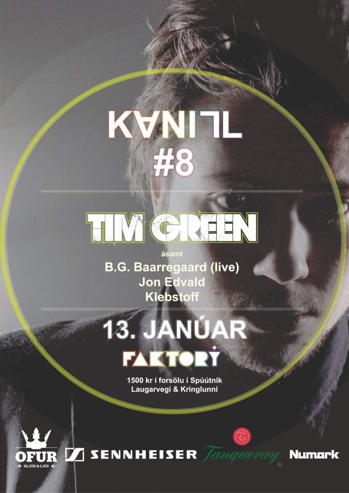 Kanill #8 - Tim Green - フライヤー裏