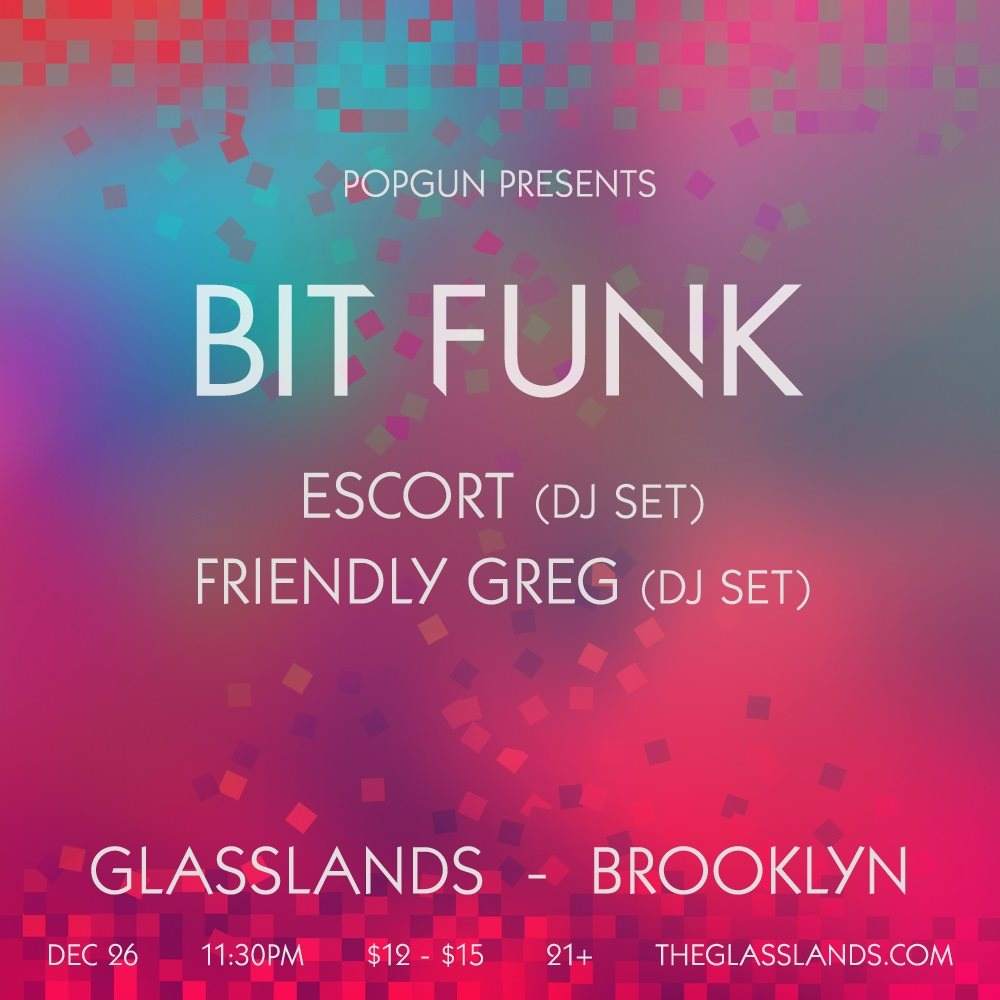 Bit Funk, Escort (DJ Set), Friendly Greg - Página frontal