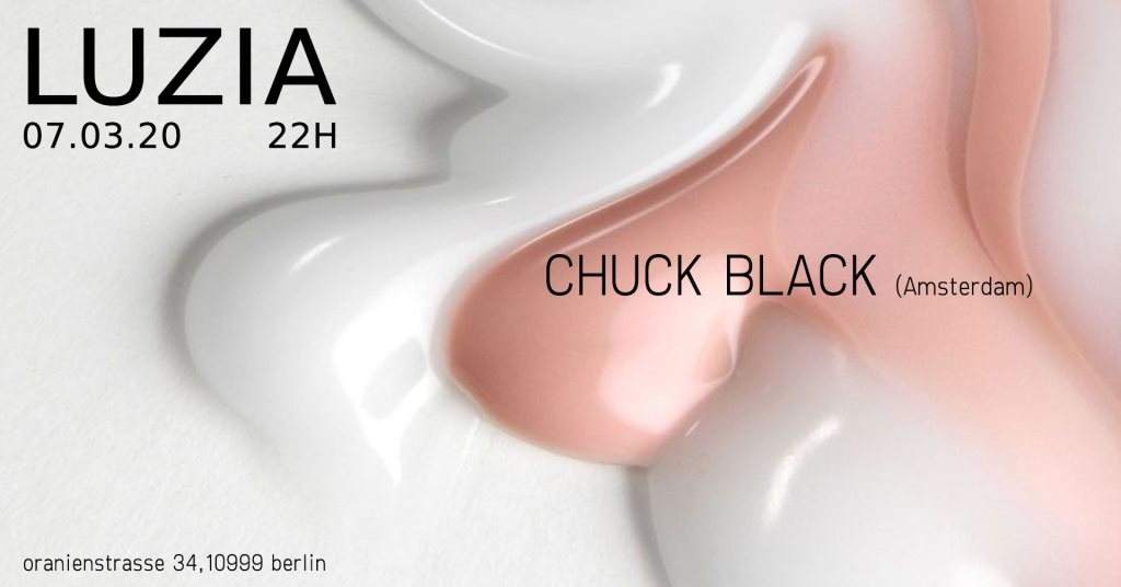 Luzia // Chuck Black - フライヤー表