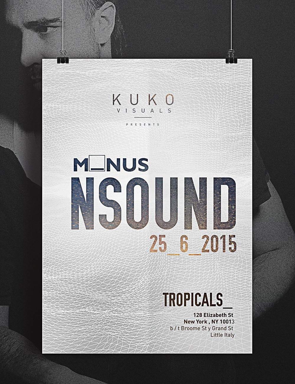Minus_ Nsound & Kuko Visuals - フライヤー表